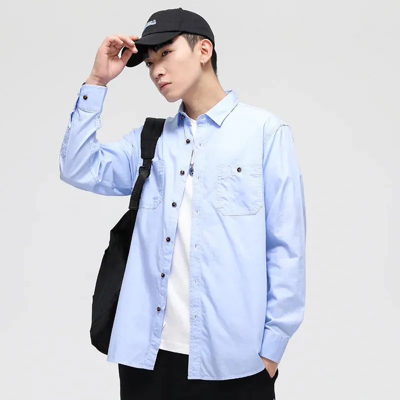 Mens Plaid Cotton Casual Dress Shirts Slim Fit Long Sleeve Button Down