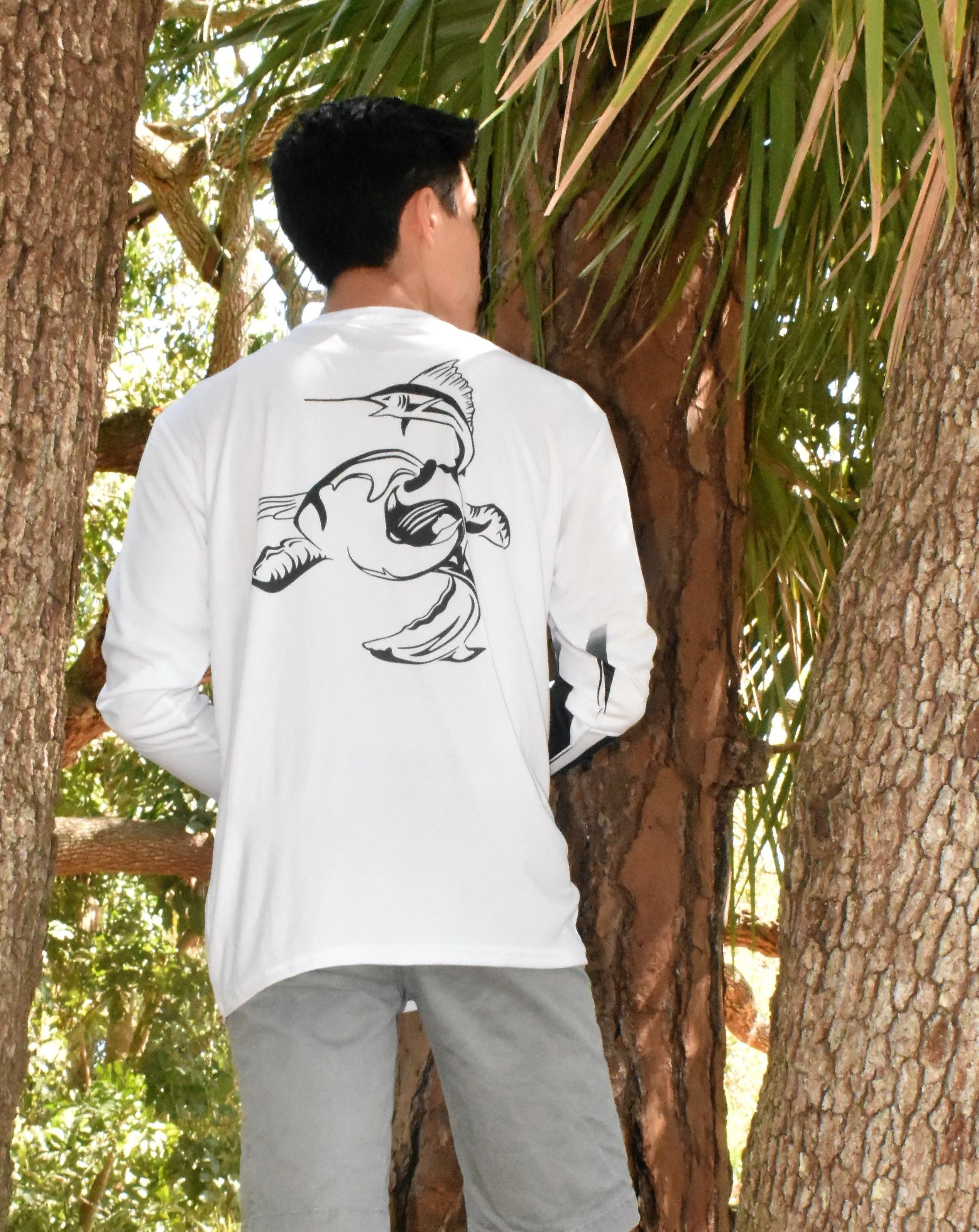Men's Sea Life Turtle UV Performance Shirt - UPF 50 