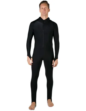Men's Swim Dive Skin Suit - Black