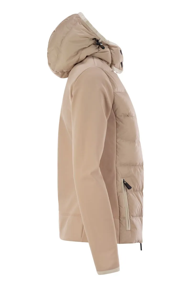 MONCLER GRENOBLE Lightweight Padded Hoodie with Adjustable Hood and Zip