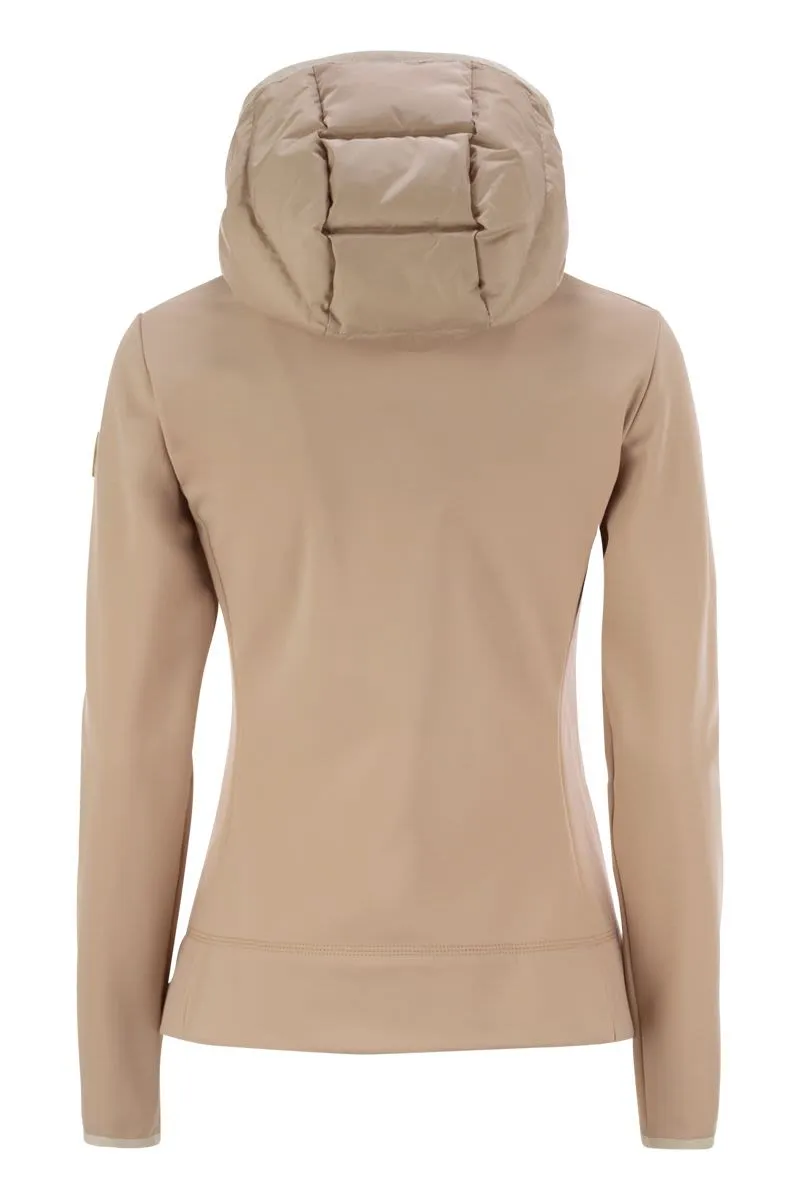 MONCLER GRENOBLE Lightweight Padded Hoodie with Adjustable Hood and Zip