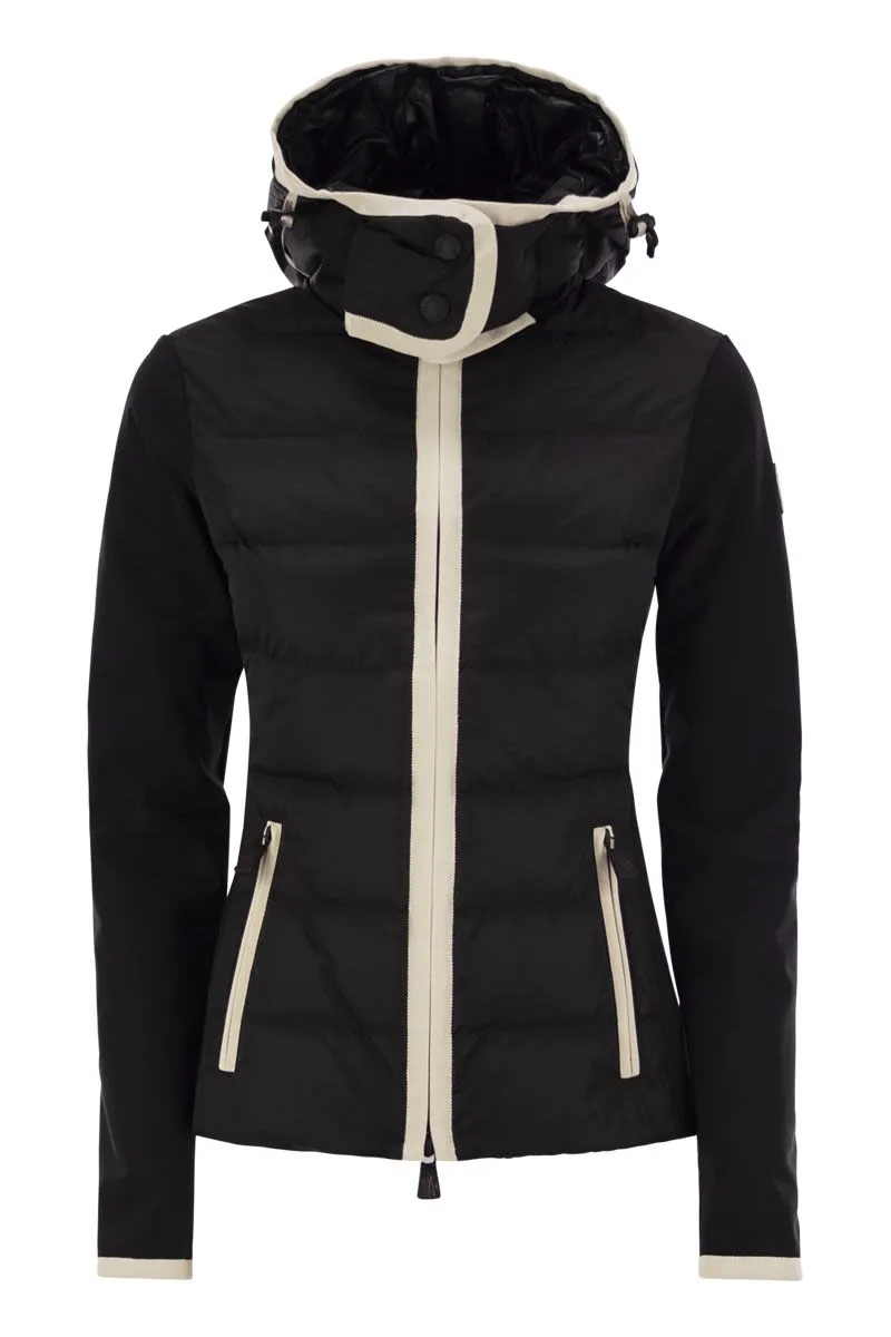 MONCLER GRENOBLE Lightweight Padded Hoodie with Adjustable Hood and Zip
