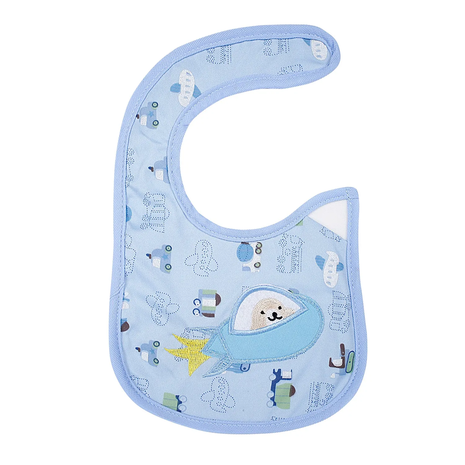 Monkey And Lion Multicolour 3 Pk Bibs