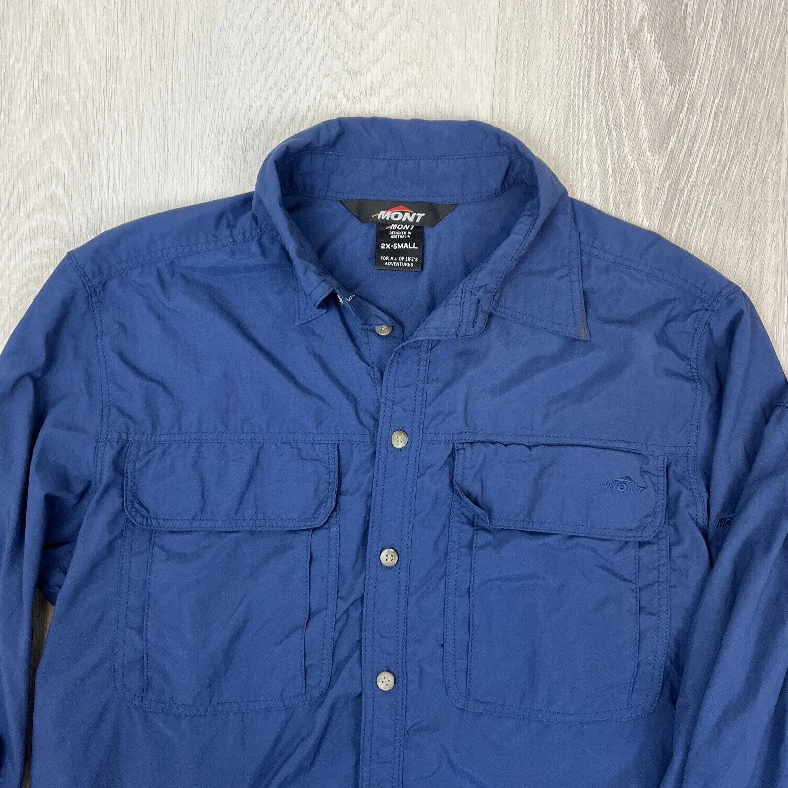 Mont Adventure Equipment Long Sleeve Button Up Shirt Size 2XS (2 Shirts)