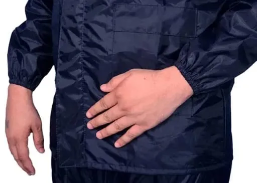MORATER" Mens Raincoat with Adjustable Hood |Raincoat for Men/Womem | Waterproof Polyester Jacket Pant and Carrying Pouch.