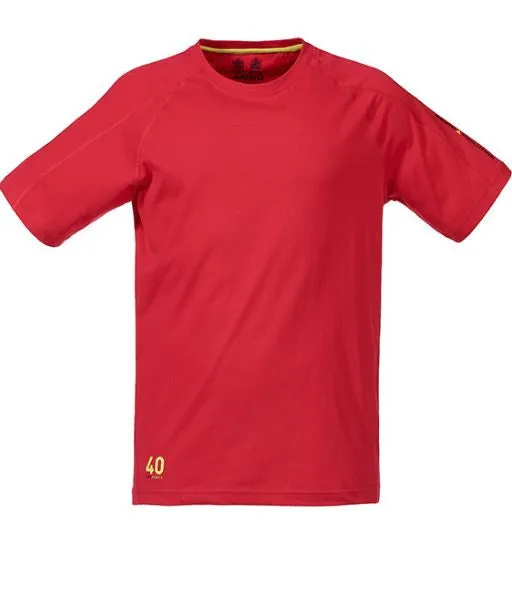 MUSTO EVOLUTION LOGO S/S TEE - RED