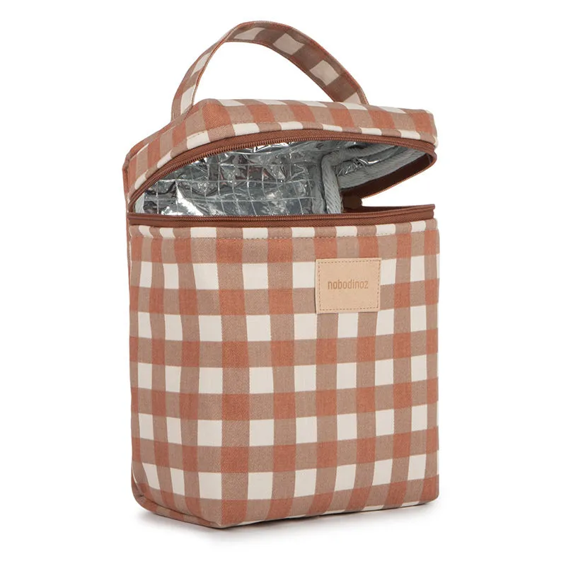 Nobodinoz  Cooler bag 'Hyde Park' Terracotta Checks