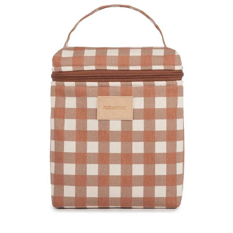Nobodinoz  Cooler bag 'Hyde Park' Terracotta Checks
