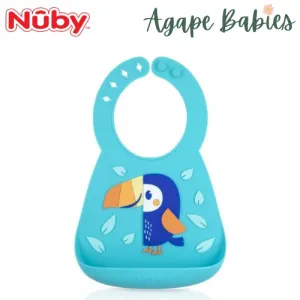 Nuby Fun 3D Silicon Bib - Toucan