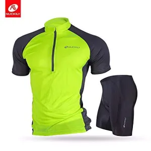 Nuckily NJ601-NS355 Jersey and Shorts Set (Neon Green)