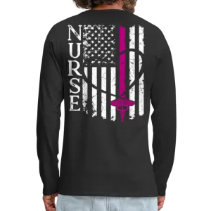 Nurse Flag Men's Premium Long Sleeve T-Shirt (CK1674) Updated 