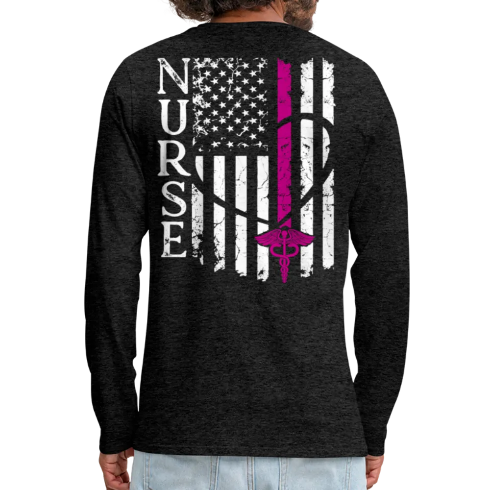 Nurse Flag Men's Premium Long Sleeve T-Shirt (CK1674) Updated 