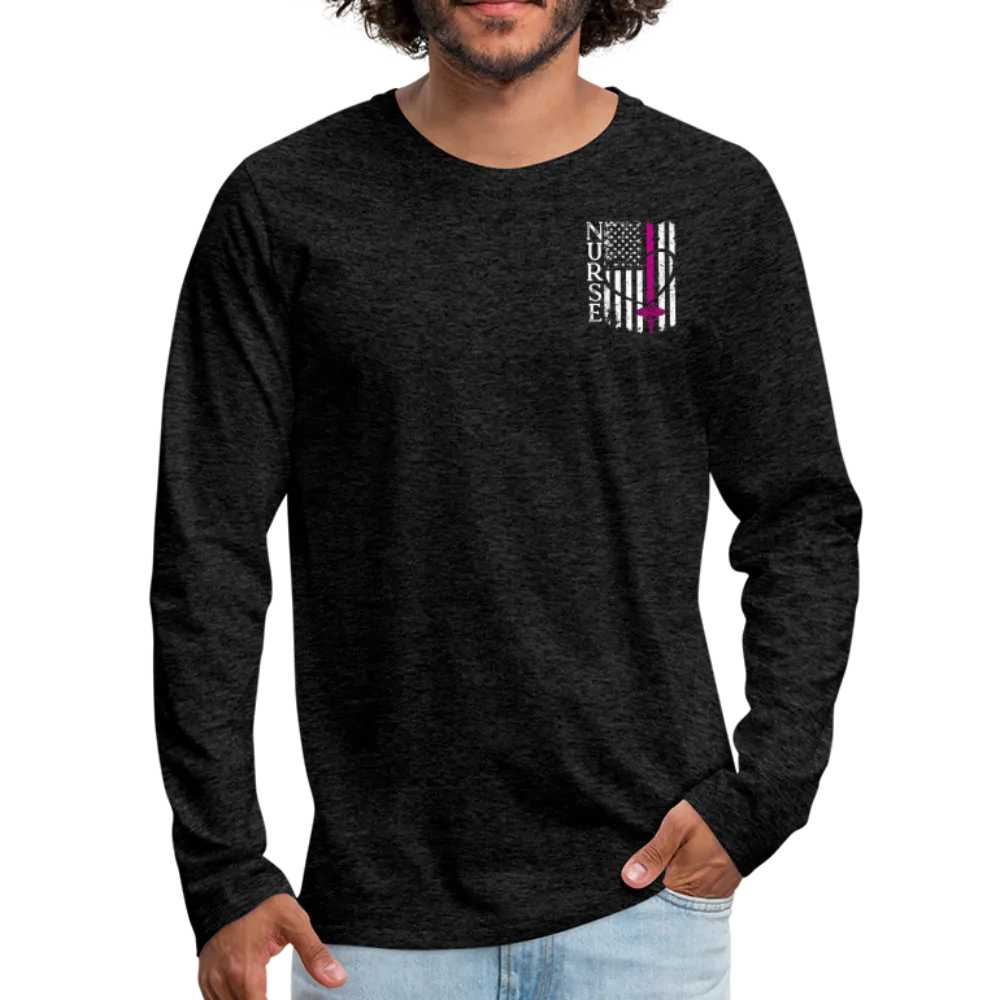Nurse Flag Men's Premium Long Sleeve T-Shirt (CK1674) Updated 