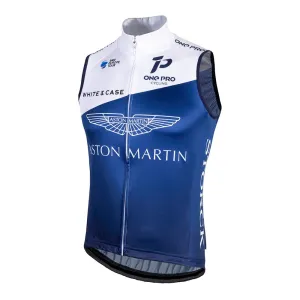 one pro aston martin storck custom cycling vest windstopper windproof breathable sleeveless ropa ciclismo hombre tenue cycliste