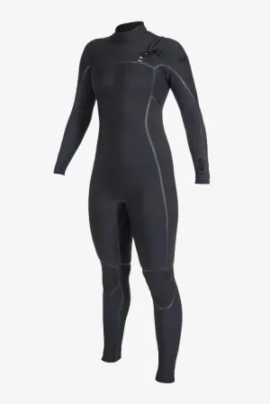 O'Neill Hyperfreak Fire 4/3  Chest Zip - Womens