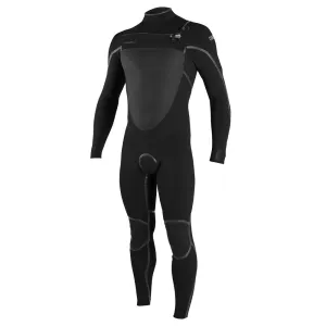 O'Neill Psycho Tech 4/3 mm Chest Zip Full Wetsuit - Black/Black