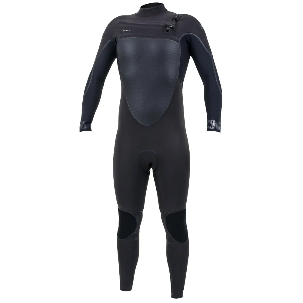 O'Neill Pyscho Tech 4/3mm Chest Zip Full Wetsuit  - Raven/Black