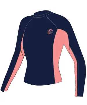 O'NEILL WMNS SKINS L/S CREW RASH/UV UPF50  Blk