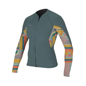 O'Neill Womens Bahia 1/0.5mm Full Zip Jacket - Shade