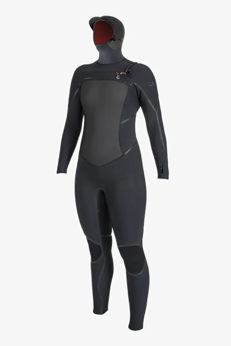 O'Neill Women'S Psycho Tech 5.5/4 Hooded Wetsuit