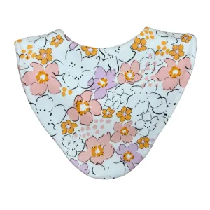 Pastel Floral Waterproof Dribble Bib