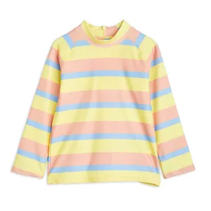 Pastel Stripe UV Top - Gestreiftes Badeshirt mit UV-Schutz aus recyceltem Polyamid