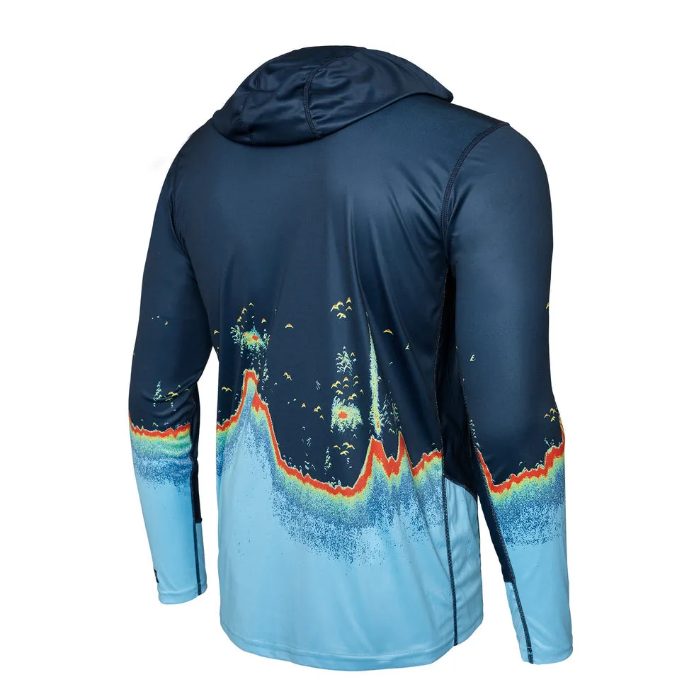 Pelagic Gear - Vaportek Hooded Fishing Shirt - Navy