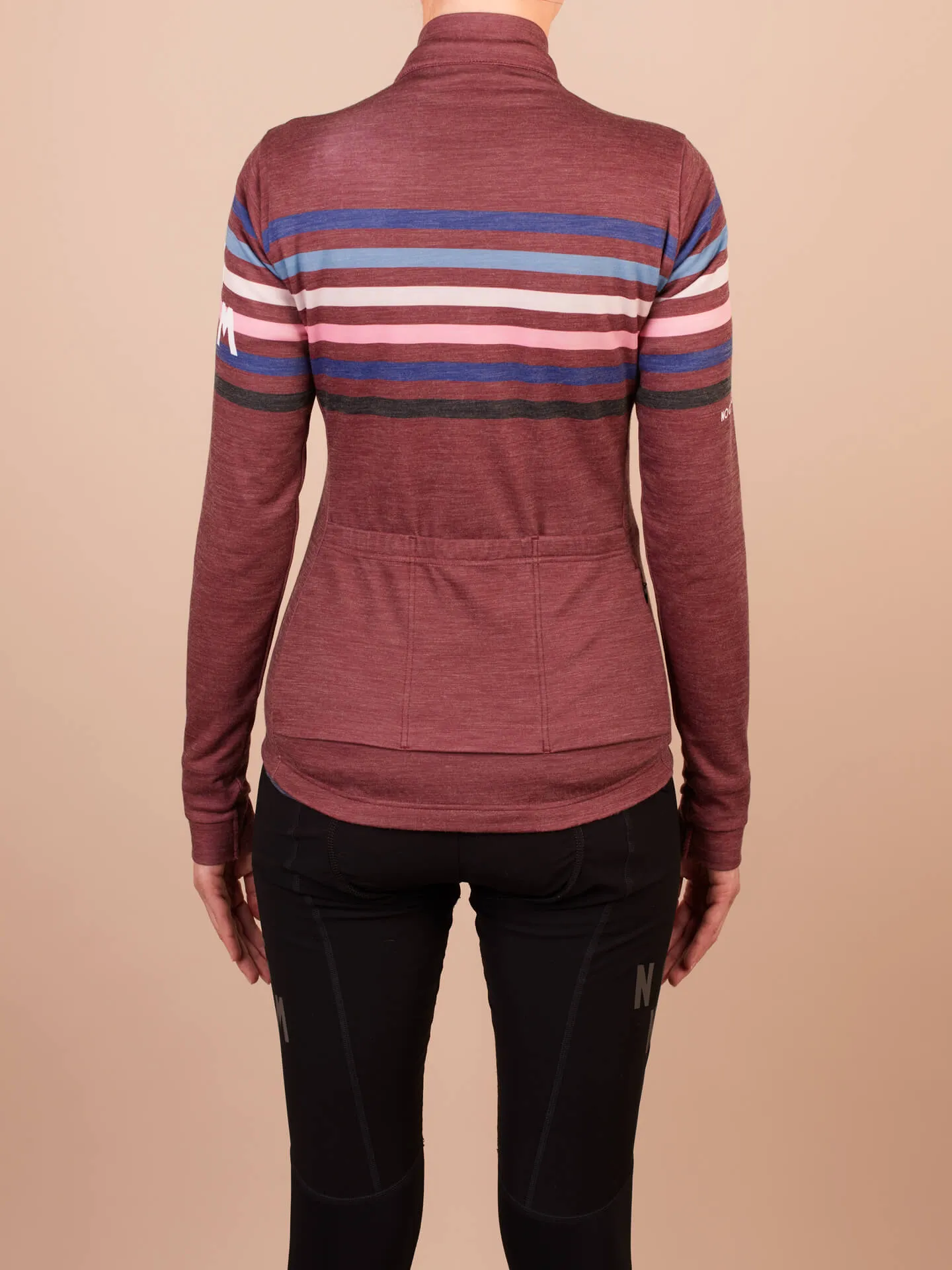 Performance Merino Thermal Jersey - Burgundy