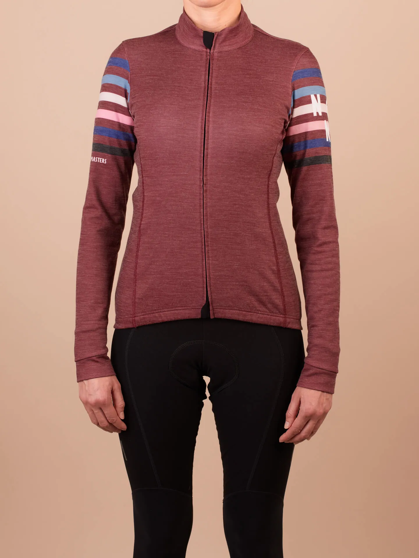 Performance Merino Thermal Jersey - Burgundy