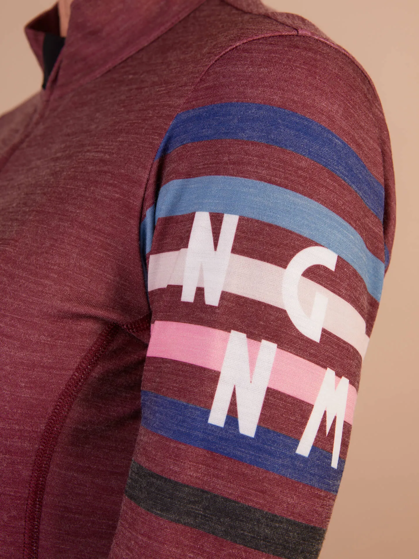 Performance Merino Thermal Jersey - Burgundy