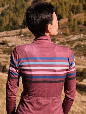 Performance Merino Thermal Jersey - Burgundy