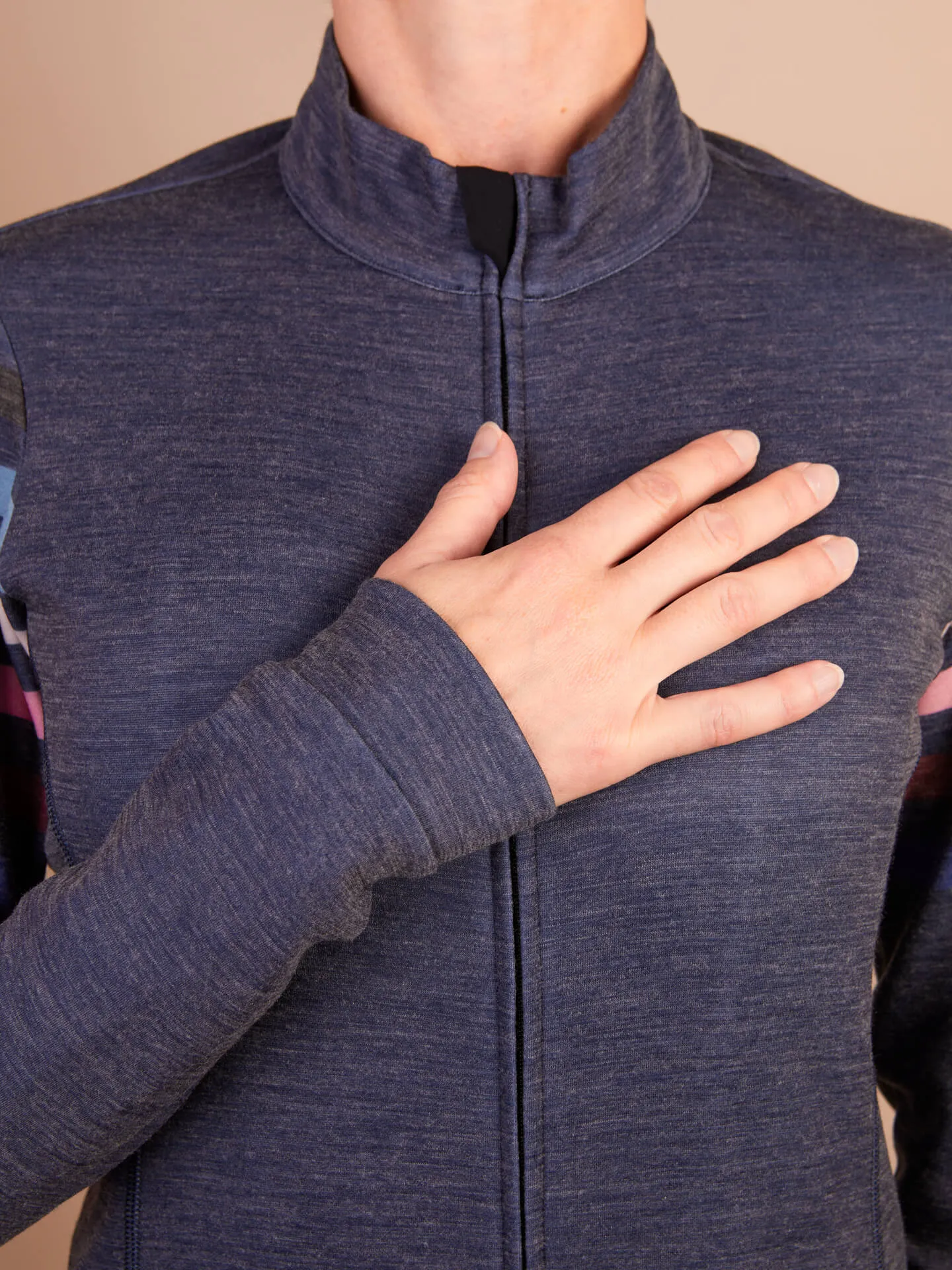 Performance Merino Thermal Jersey - Navy Blue