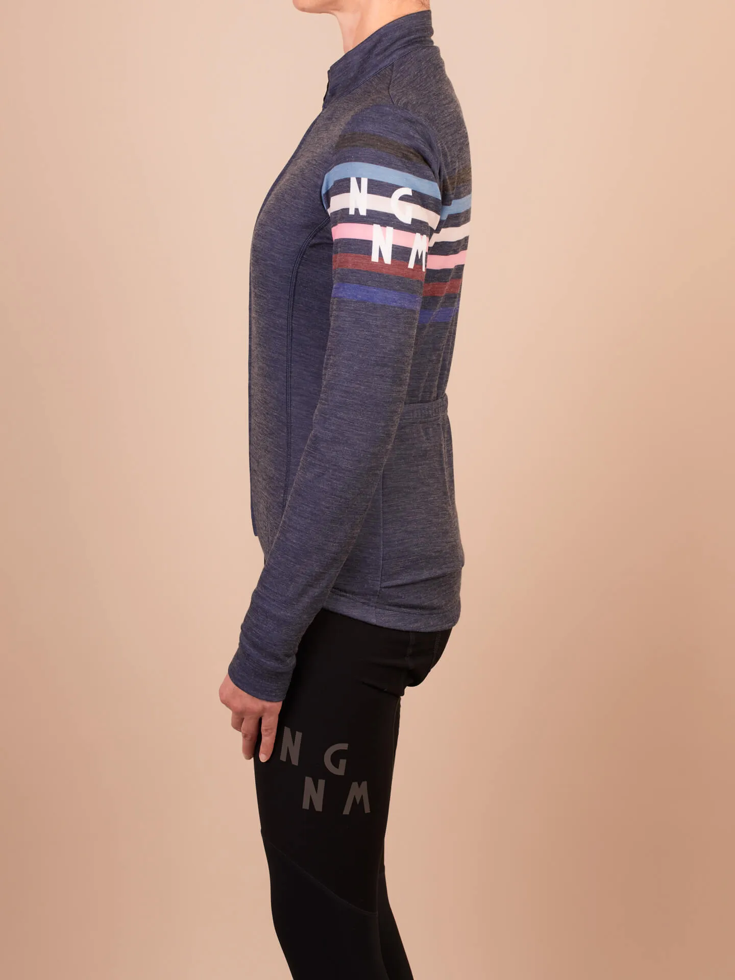 Performance Merino Thermal Jersey - Navy Blue