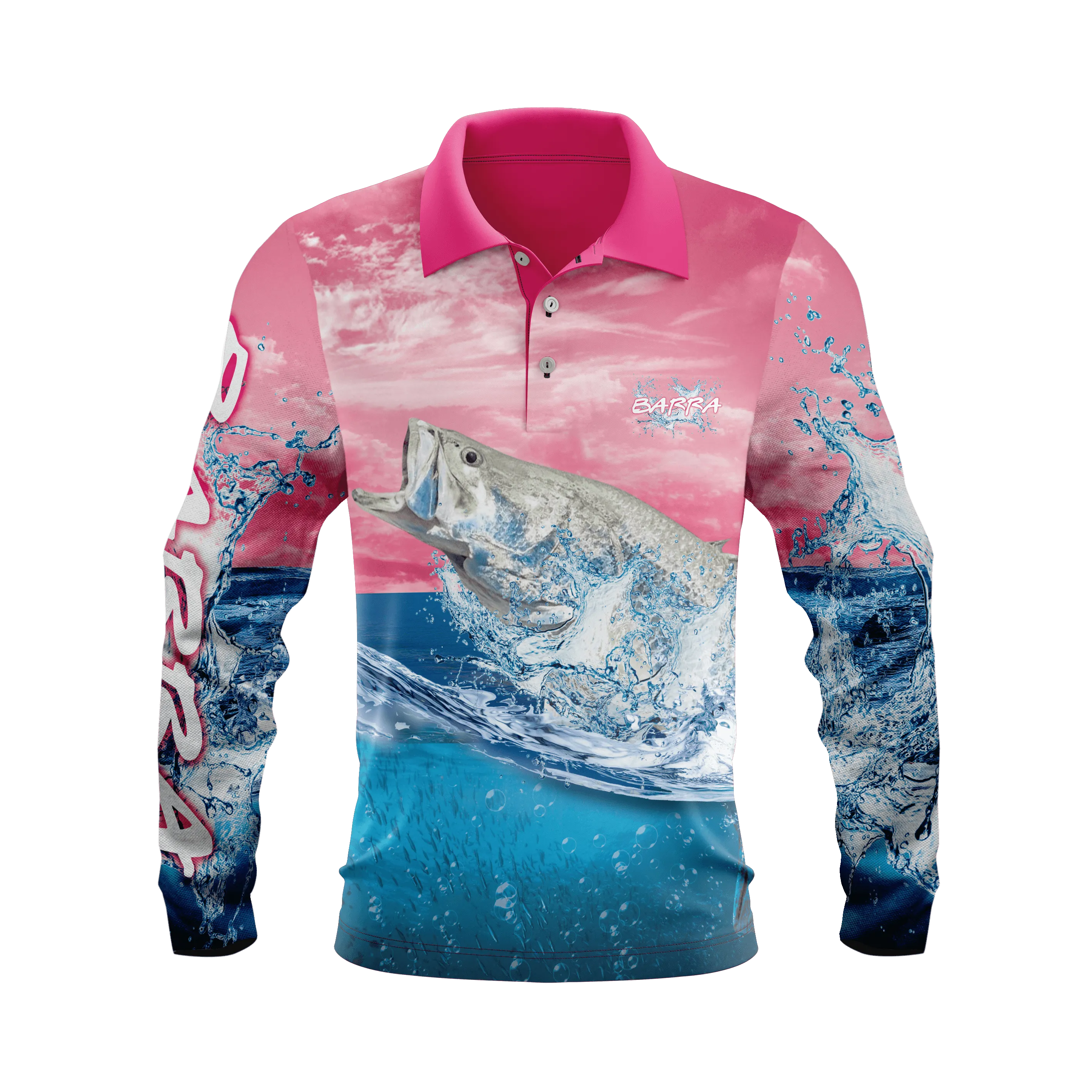 Pink Barra Polo Shirt