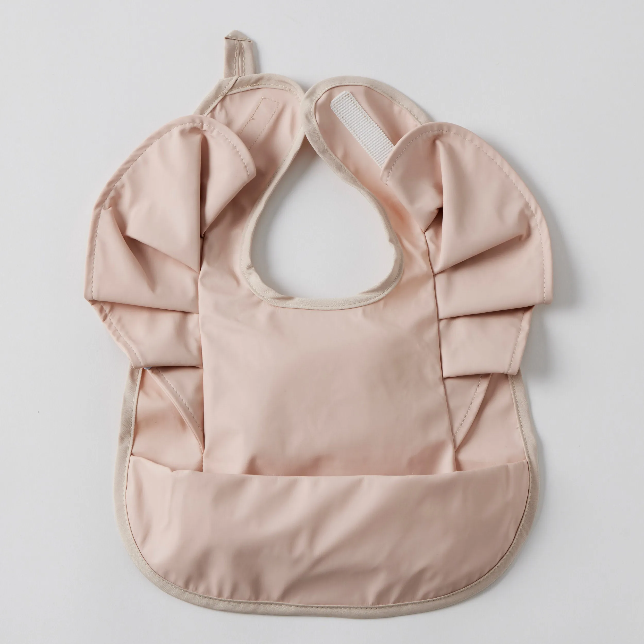 PINK FRILLED BIB
