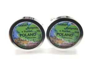 Poland Map Cufflinks