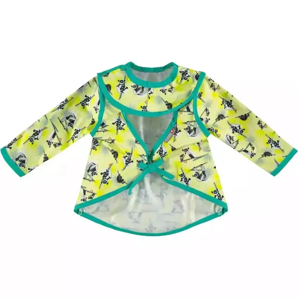 Pop-in Sleeved Bib - Lemur