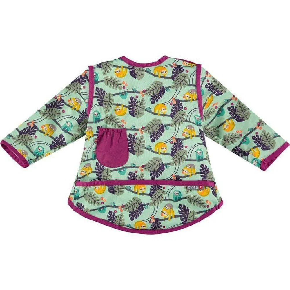 Pop-in Sleeved Bib - Sloth