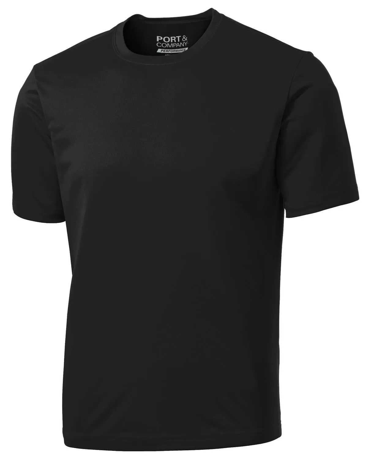 Port & Company Performance Tee. PC380 Jet Black
