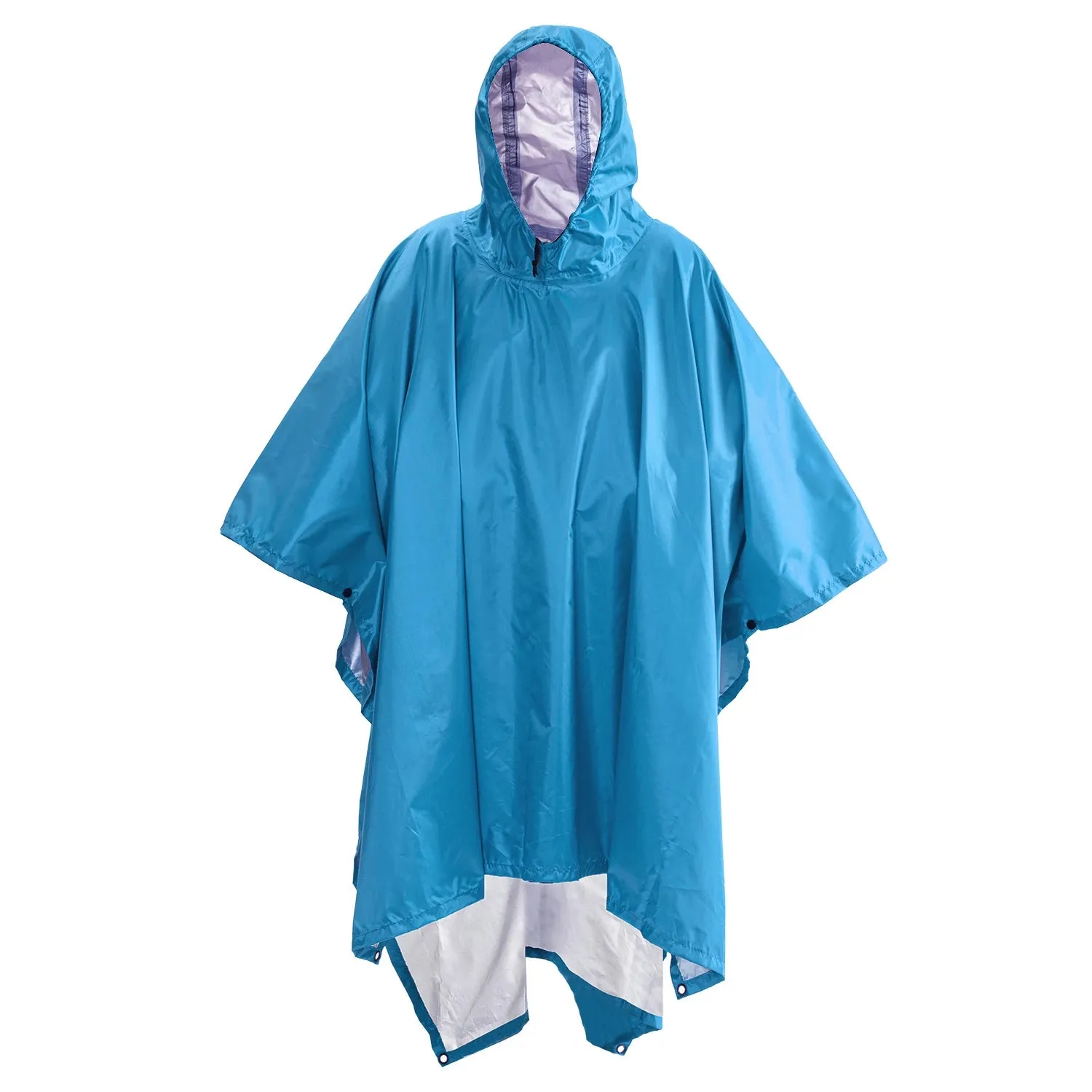 Portable 3-in-1 Multifunctional Raincoat Poncho Mat - Durable Rain Gear for Hiking and Camping