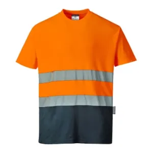 Portwest 2-Tone Hi Viisibility Crew Neck Tee Shirt -Hi Vis Tee  S173