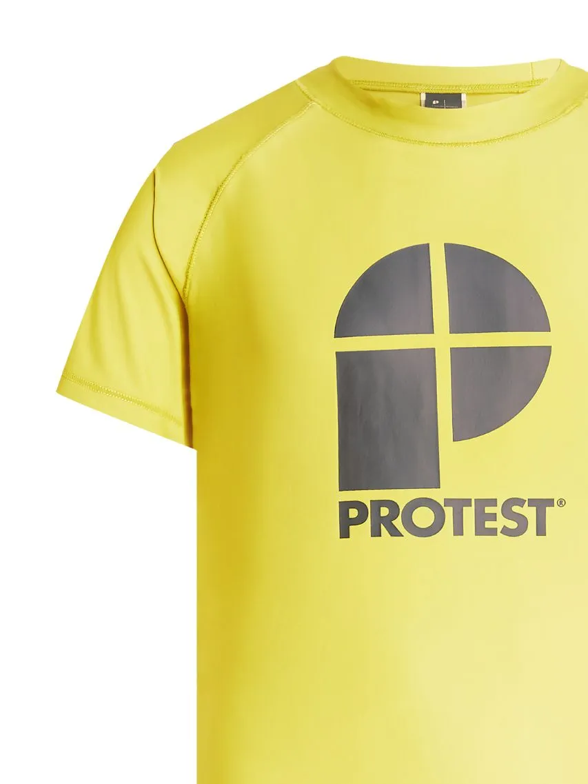 PROTEST PRTBERENT JR Surf T-Shirt | Maize Yellow