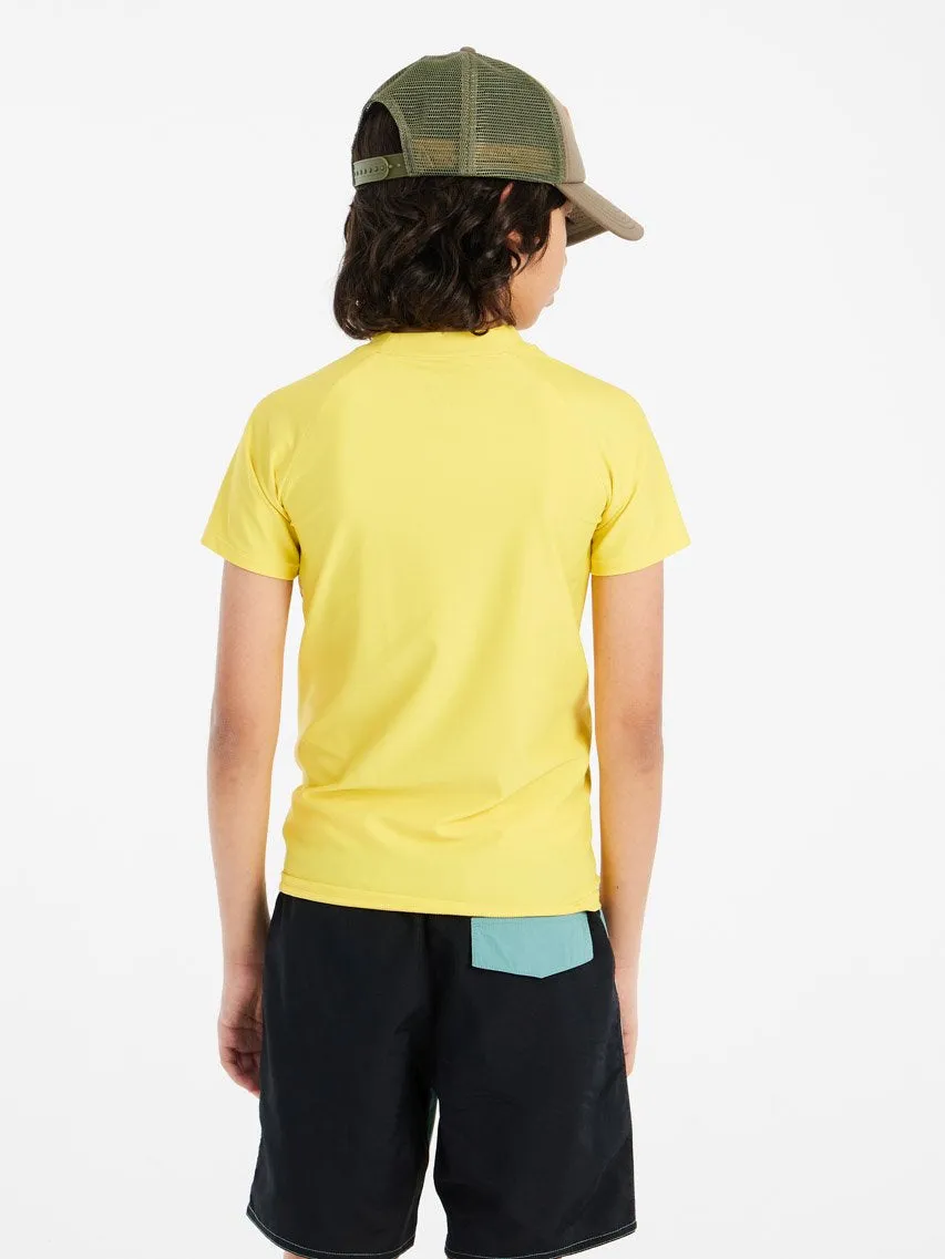 PROTEST PRTBERENT JR Surf T-Shirt | Maize Yellow
