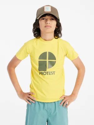 PROTEST PRTBERENT JR Surf T-Shirt | Maize Yellow