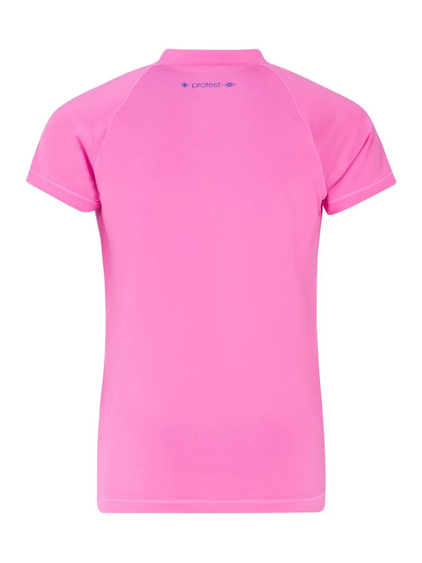 PROTEST PRTSENNA JR Surf T-Shirt | Smoothie Pink