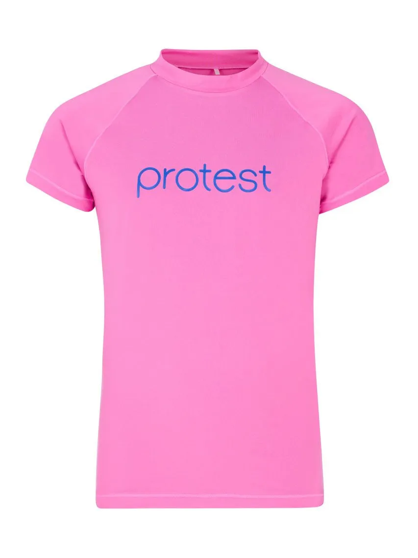 PROTEST PRTSENNA JR Surf T-Shirt | Smoothie Pink