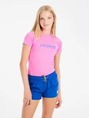 PROTEST PRTSENNA JR Surf T-Shirt | Smoothie Pink