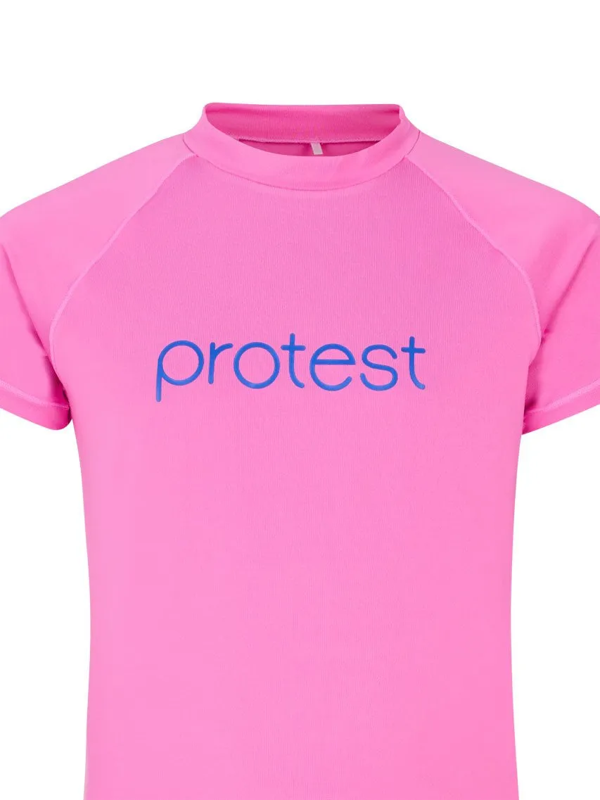 PROTEST PRTSENNA JR Surf T-Shirt | Smoothie Pink
