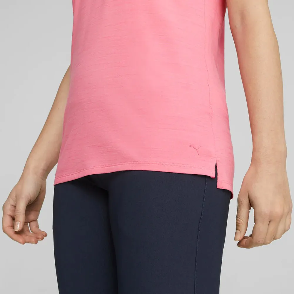 Puma Womens CLOUDSPUN Coast Polo - Strawberry Burst Heather