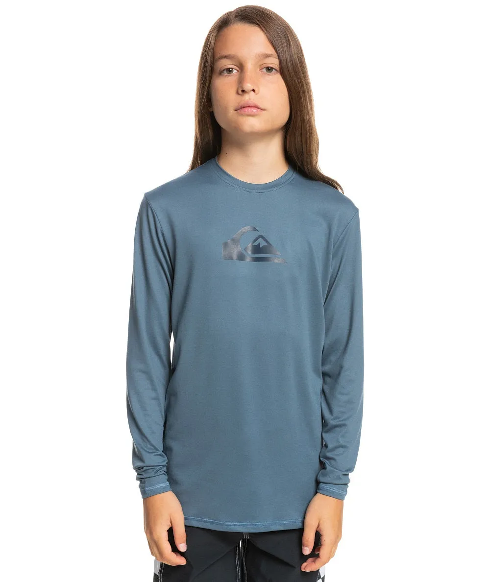 Quiksilver Solid Streak Long Sleeve Youth UPF 50 Surf Tee